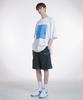 VERSE ONE Paisley Logo Bandana T-Shirts White/Navy