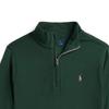 Polo Ralph Lauren Sweatshirt Kids Solid Color Small Pony Embroidery Pullover Stand Collar Long Sleeve Kids sweatshirt Green CWPOKNIY8021231-300