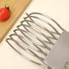 Bread Slicer Holder Stainless Steel Food Cutting Guide For Cake Meat Ham Fish Kitchen Tool Ergonomic Grip Rust Resistant Durable