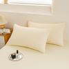 Class A pure cotton washed cotton yarn-dyed series single pillowcase solid color simple no bed sheet 48x74cm pillowcase