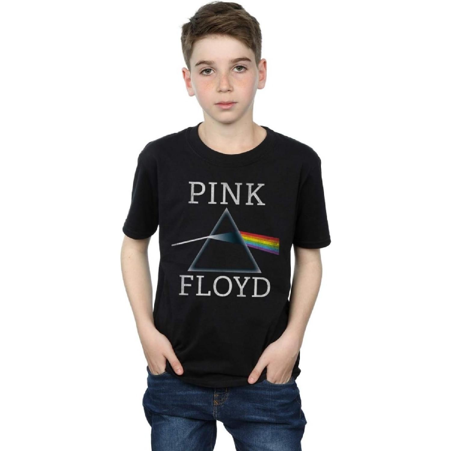 Pink Floyd Boys Dark Side of The Moon Prism T-Shirt 9-11 Years Black S