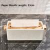 Stone Tissue Box Luxury Tissue Organizer Case Aesthetic Rectangular Napkin Cases Pull Out Napkin Storage Boxes Table Accessories