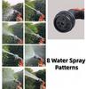 Multi-Function High-Pressure Water Nozzle  8 Modes for Car/Home/Garden