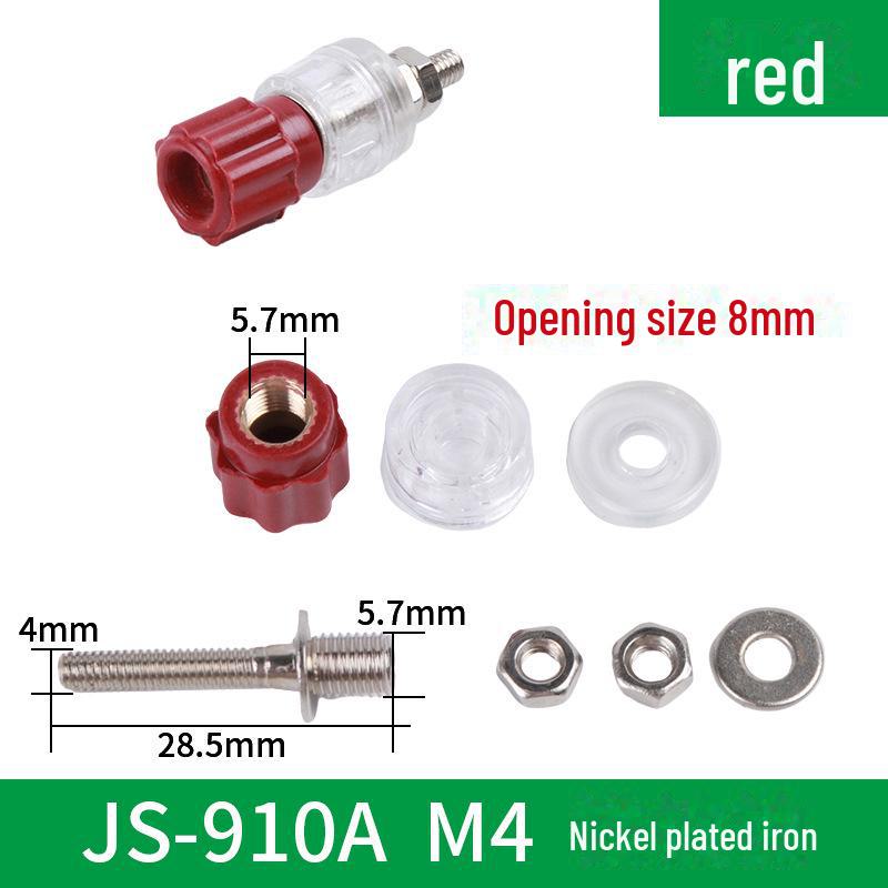 Kupferklemmenblock für Schweißmaschinen-Wechselrichter, Leistungsanschluss M6/M8/M10, Modell JS-333/555