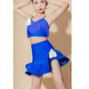Kids Fringe Rumba Latin Dance Dress Girls Tassel Tango Salsa Samba Ballroom Latin Dance Costumes Children Stage Outfits Costume