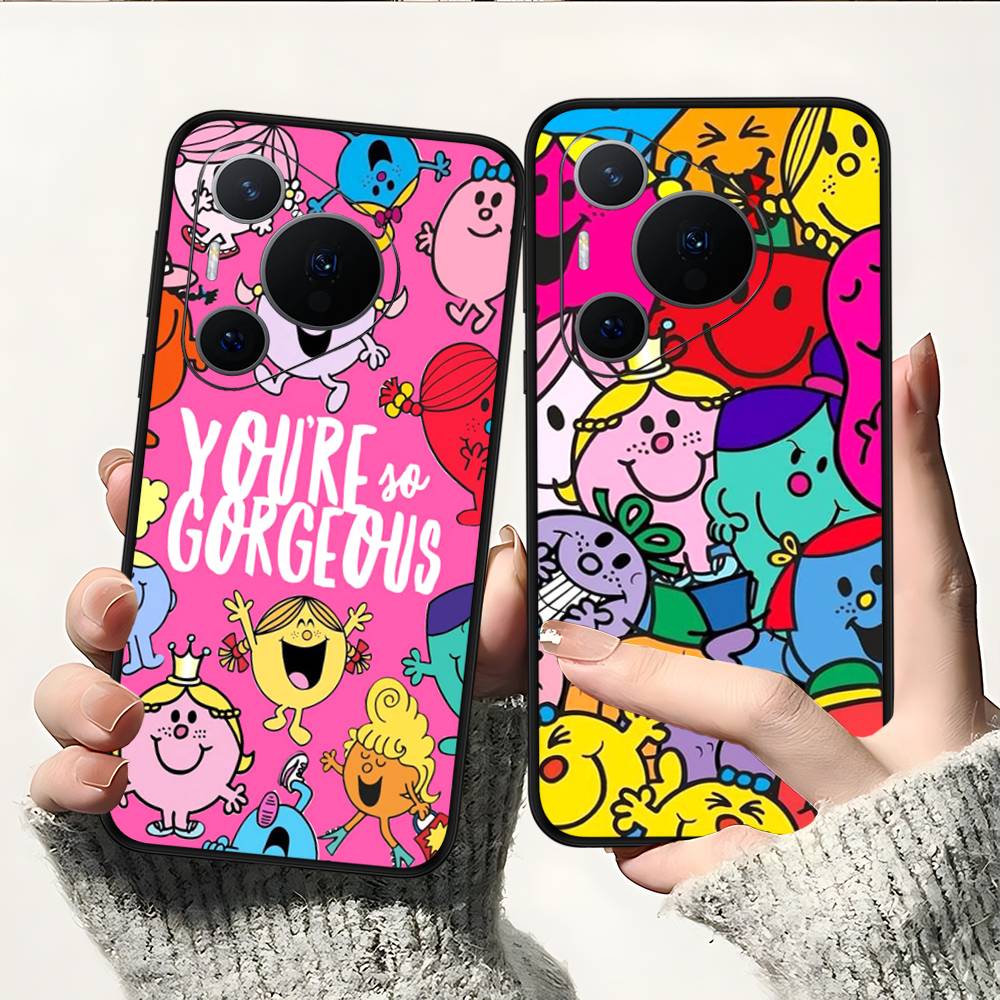 Geschenke Mr Men und Little Miss Handyhülle für Huawei P 8 9 10 20 30 40 50 Pro Lite Psmart Honor 10 Lite 70 Mate 20lite