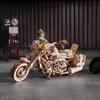 ROBOTIME ROKR 3D Wooden Motorcycle Puzzle-1:8 Scale Wood Model Motorcycle Kits to Build for Adults