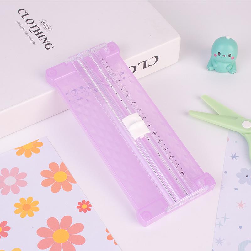 Portable A5 Mini Paper Cutter: Compact Student Tool for Cutting Photos, Cards, and Plastic