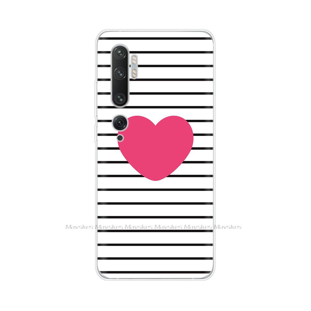 Case for Xiaomi Mi Note 10 Pro Case Soft TPU Silicon Cover for Xiomi Mi Note 10 Note10 Pro Case Coque Bumper Shockproof Shell