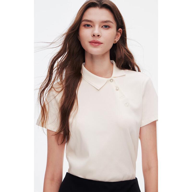Giovanni Valentino Women s Short Sleeve Polo Shirt L