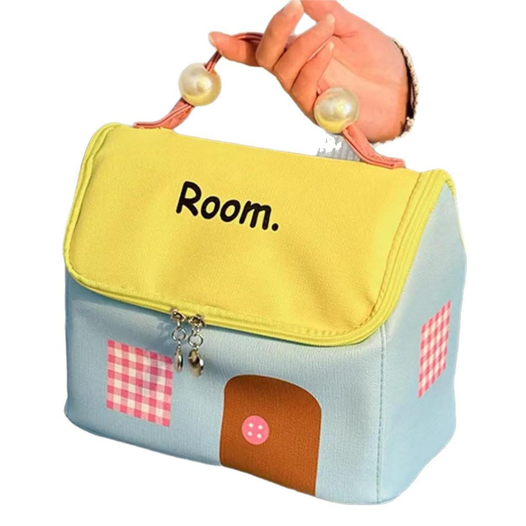 Cute 2025 Travel Makeup Bag: Large Capacity, Portable Toiletry Organizer
