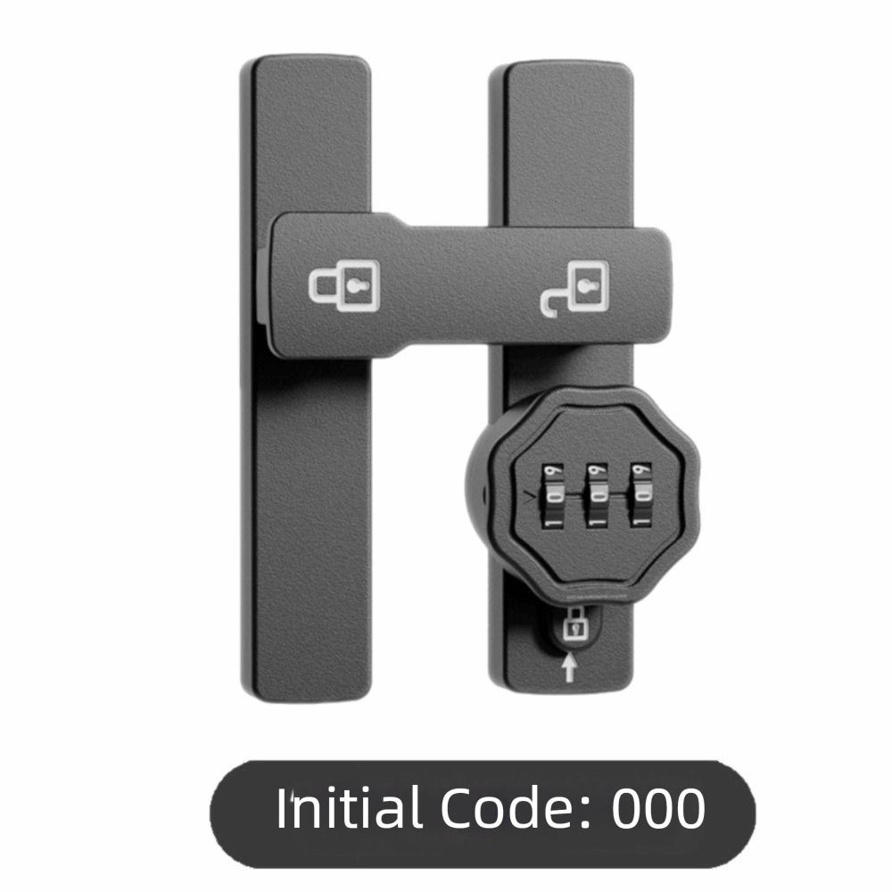 Luminous Sign Password Lock 90/180 Degree Sliding Door Lock Combination Lock Interior Door
