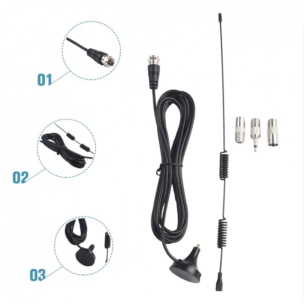 DAB Antenna F Type Male Connector Connector Adapter