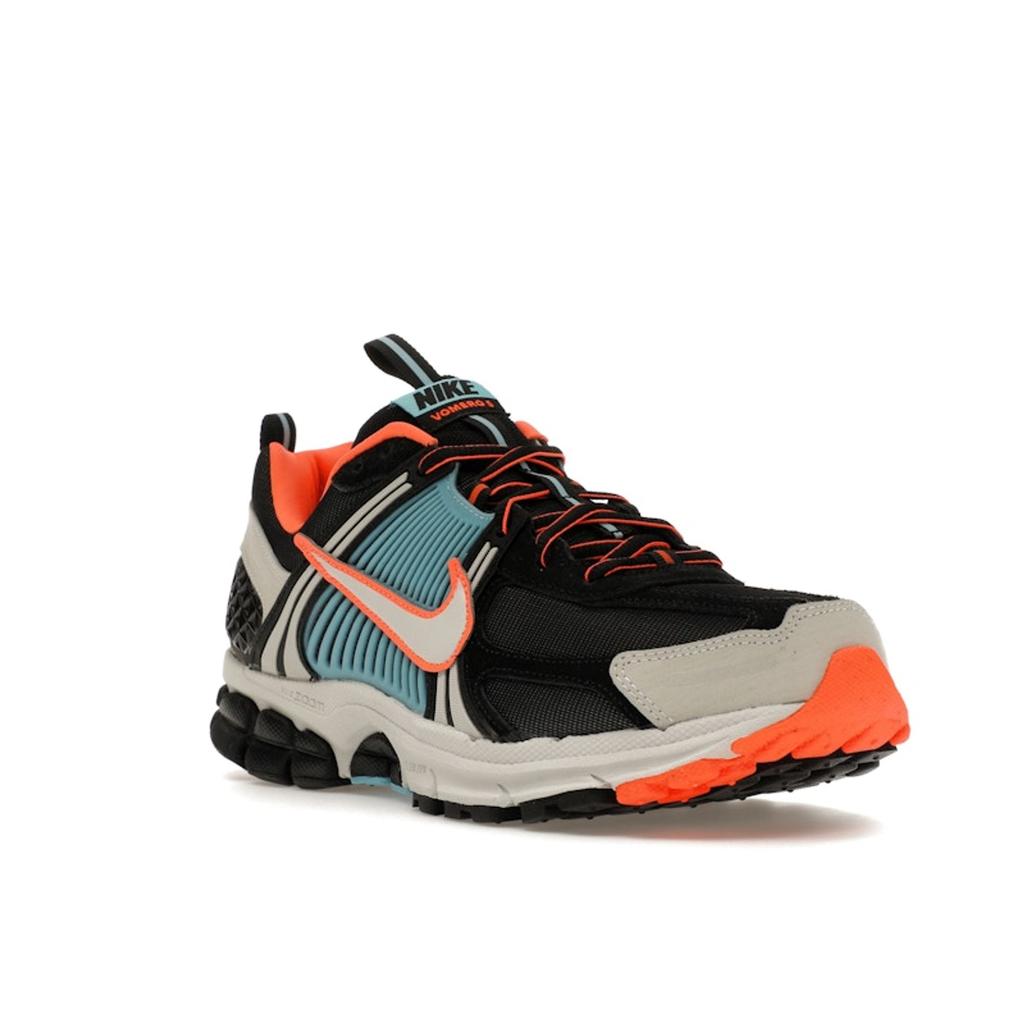 Nike Air Zoom Vomero 5 Blue Gaze Total Orange Women Sneakers Black Light-Bone FZ3963-010