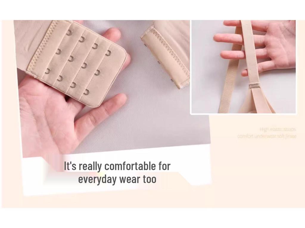 Women’s Seamless Push-Up Bra: Enhances Smaller Bust, Side Support, Anti-Sagging, Wirefree