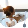 Silicone Long Handle Shower Brush Soft Haired Lazy Bath Tools Back Scrubber Sponge Exfoliating Skin Massager Bathroom Tools