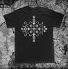 Papa Legba Voodoo Veve Shirt Occult Gothic Evil Satan Goat's Head Satanic Goat of Mendes Skull Metal Plus Tops#Color(1)