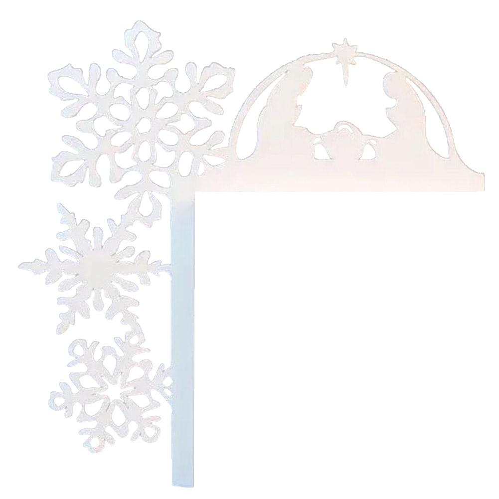 Wood Santa Christmas Door Corner Decor Snowman Reindeer Frame Sign Wooden Pendant Party House Decor Christmas Door Frame Decor