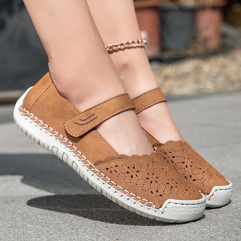 Women Sandals Summer Platform Breathable Shoes Year Leisure Mother Shoes Soft Bottom Fashion Platform Sandals Womens Shoes36-44