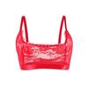 Women S Sexy Lace Wireless Push Up Bra Three Quarter Cup Thin Mold Cup Lingerie