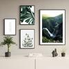 Green Leaf Plant Canvas Painting Botanical Nordic Wall Art Poster and Print Scandinavian Decoration Picture Artwork Home Decor No Frame