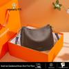 ESUNARTY Vintage Genuine Leather Saddle Crossbody Bag