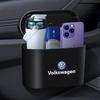 2026 Hot For Volkswagen VW Car Interior Storage Case Trash Bin Can Dustbin Garbage Box For VW GTI Atlas Jetta Touareg Variant Go