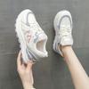 Fashion Women's Sneakers Summer 2025 Tennis Female Woman-shoes Shoes On Platform New Trainers Casual Roses Mesh Thick Sole Leisure