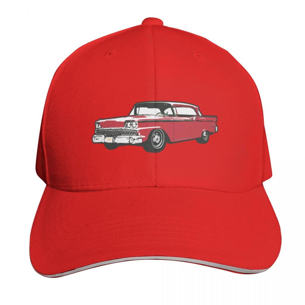 Rot 1959 F Klassische Baseballkappe Outdoor Golf Laufen Wandern Sommer Strand Reisen Streetwear Hip Hop Trendig