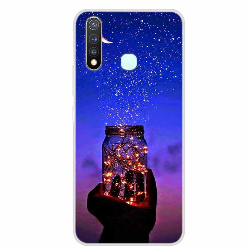 Per Vivo 1915 / Y19 /U3 Custodia Bumper Silicone TPU Copertura Posteriore Morbida Per Vivo Y19 Y 19 VivoY19 Custodia Cartone animato fundas su Vivo1915 Coque