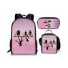 (18) Stranger Things 3 Pezzi Zaino Borsa Pranzo Astuccio Set Bambini