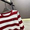 Autumn Stripe Color Block Knit Long Sleeve Top