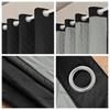 Winter Warm Quilted  Folder Cotton 100% Blackout Curtains Thermal Insulated Warm Curtains for Living Room, Bedroom Window Decor Add Cotton Curtains
