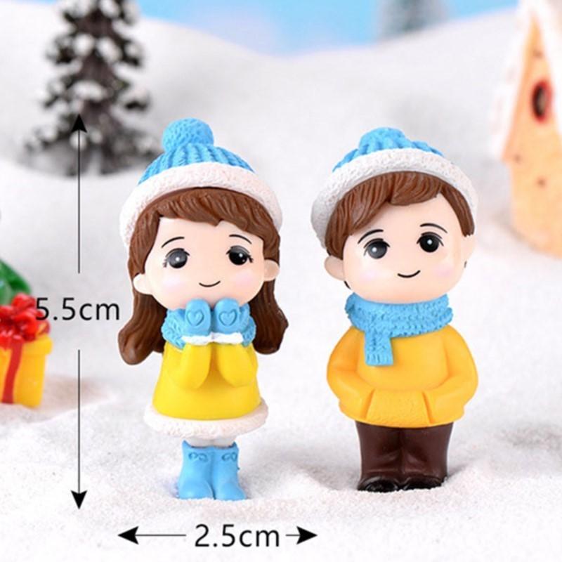 Sweety Lover Couple Chair Figurines Miniatures Fairy Garden Home Decor Desk Garden Decorative Craft Resin Craft Scene Decoration