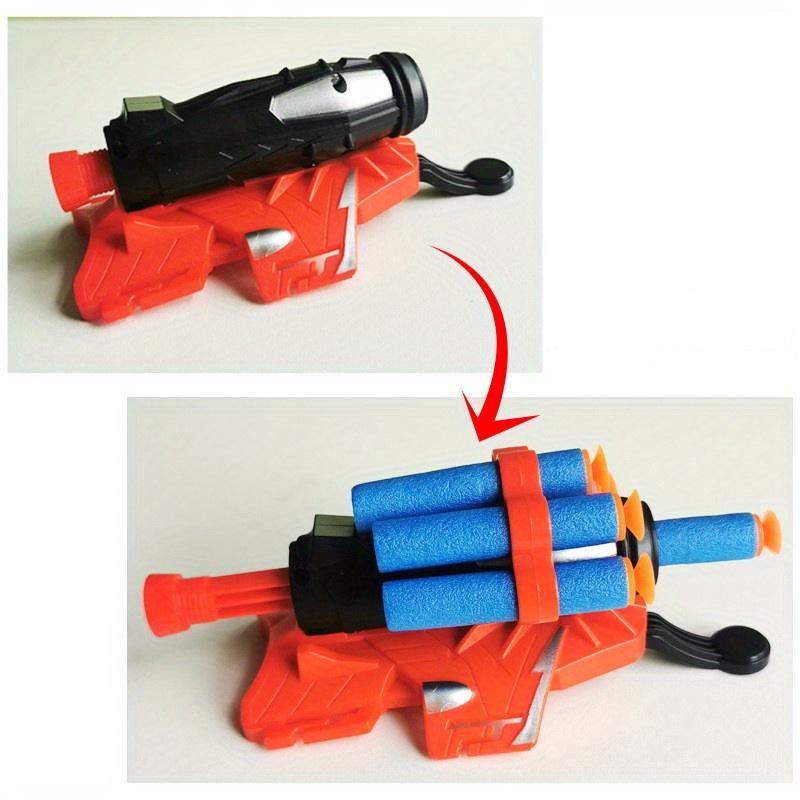 Non-Toxic With 10 Suckers Upgrade Launcher Spray Wrist Gloves Launch Soft Bullet Toy