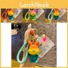 Adorable Cartoon Rainbow Bear Bunny Keychain Set For Bags And Gifts