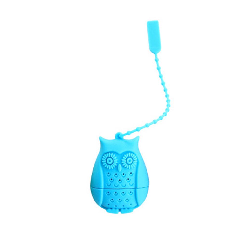 Silicone World Owl Tea Strainer Tea Bags Food Grade Silicone Leaf Tea Infuser Filter Diffuser Tea Filter Tool Teacup Accessories