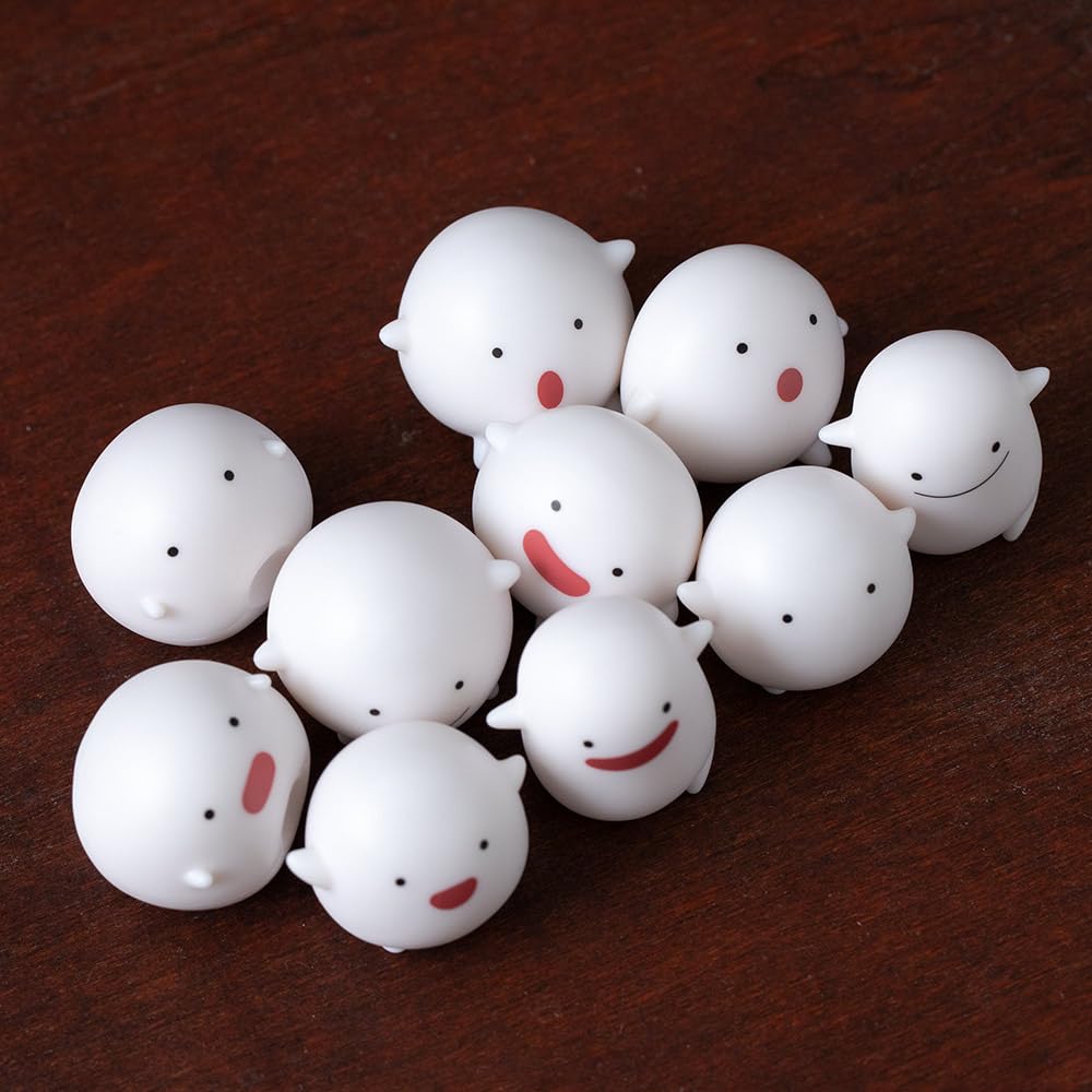 Ensky - Boy and Heron Strawberry Nose Character Assortment Set (NOS-88) Studio Ghibli Official Stackable Figures