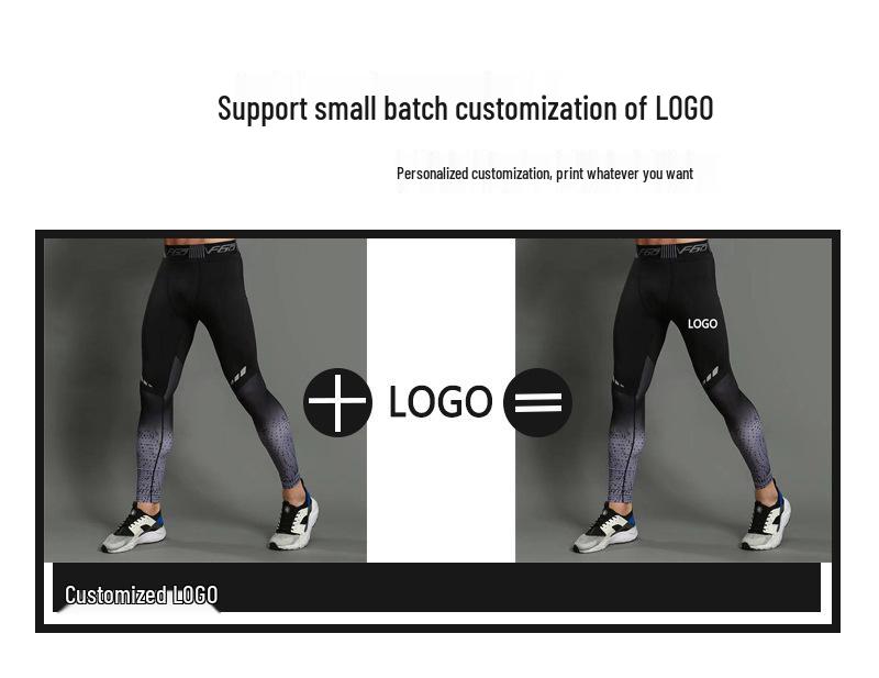 Hunter Star Men's Quick-Dry Compression Running Tights - High Elasticity & Breathable Fitness Base Layer.