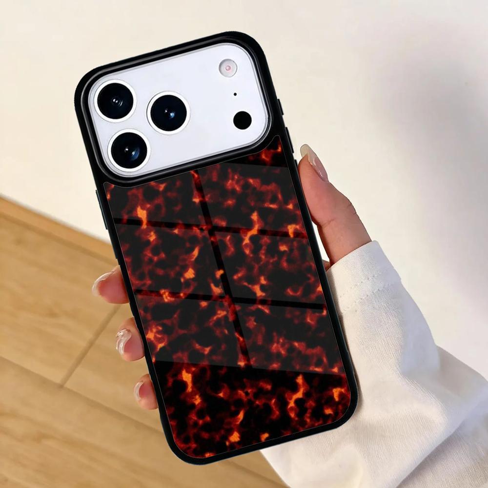 Tortoise Shell Pattern polished Marble Phone Case For Apple iPhone 17 air 16 Pro Max 15 Pro Max 14 13 12 11 Mini Back Cover