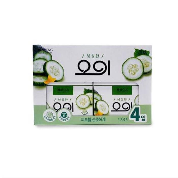 [JH3R3961_55] Fresh Beauty Soap Bath Soap 100g x 4 (33620284) Cucumber soap 4 pieces