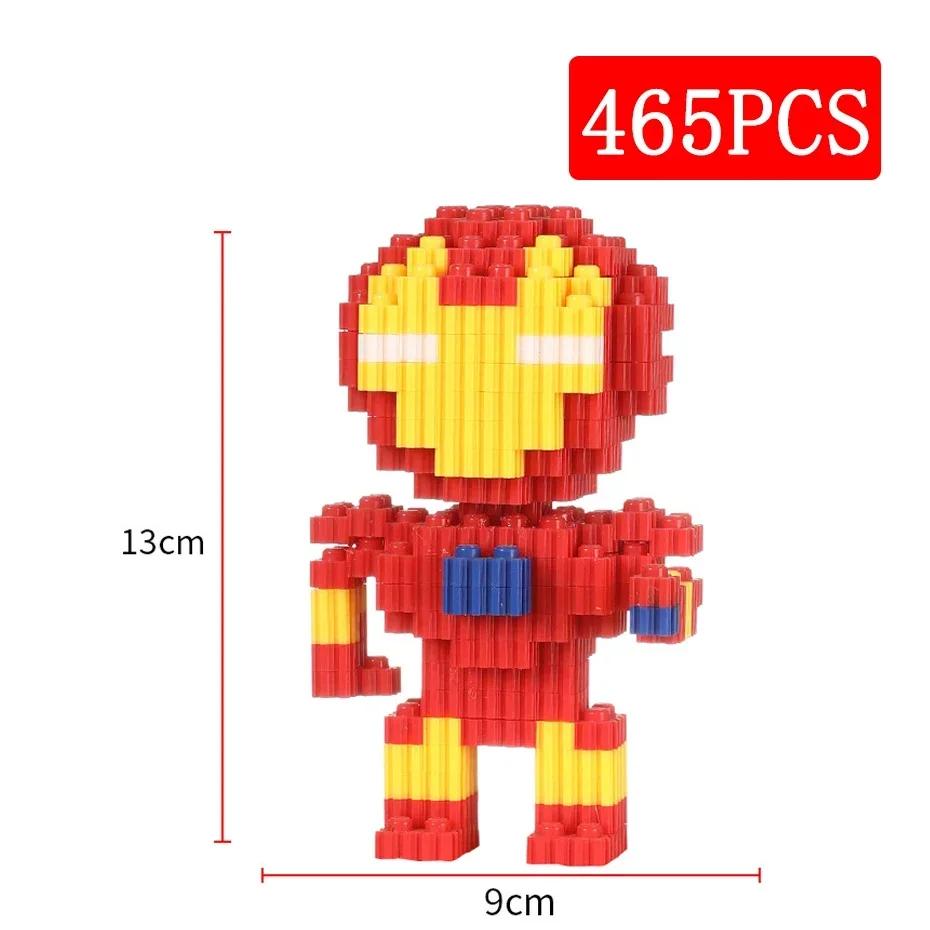 Stitch Mickey Minnie Mouse Doll Star Derena Belle Assemble Kids Building Blocks Puzzle Assembly Toys Kids Gifts