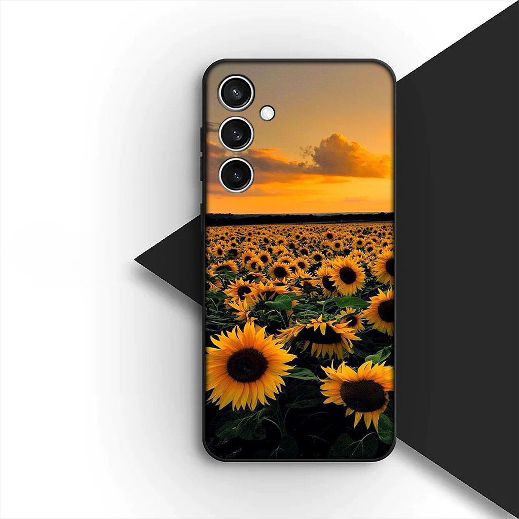 Handyhülle für Motorola Moto Edge 70 60 Fusion NEO Pro G Stylus G56 G96 G04 G05 20 Hülle Sonnenblume Gelbe Blume Schmetterling