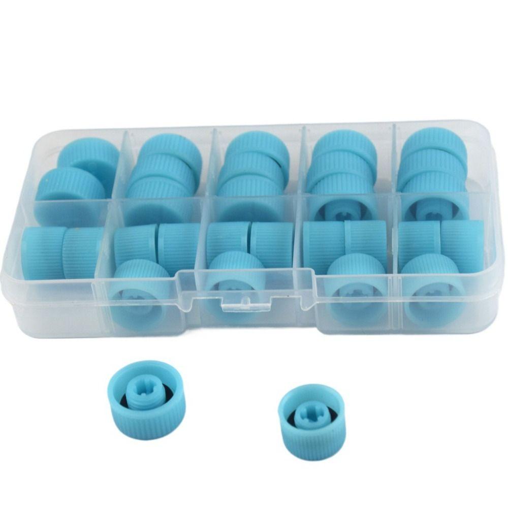 30 Pcs Set Air Conditioner Part Universal High Low Side Port Cap  Refrigerant Port