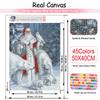 5d Diy Diamond Painting Mosaic Santa Claus Home Decor Embroidery Cross Stitch Father Frost Christmas Winter Wall Sticker