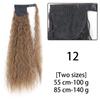LISI HAIR Długie proste falowane syntetyczne włosy z kucykiem damskie do noszenia na co dzień to ekstra 85 cm kucyk z włosów