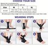 1Pcs Ankle Brace Compression Sleeve For Achilles Plantar Fasciitis Relief Support Strap Women Men Sports Injury