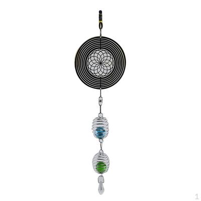Gazing Ball Drops Metal Wind Spinner, Bell, Windchimes for Relaxation, Grace, Decoration