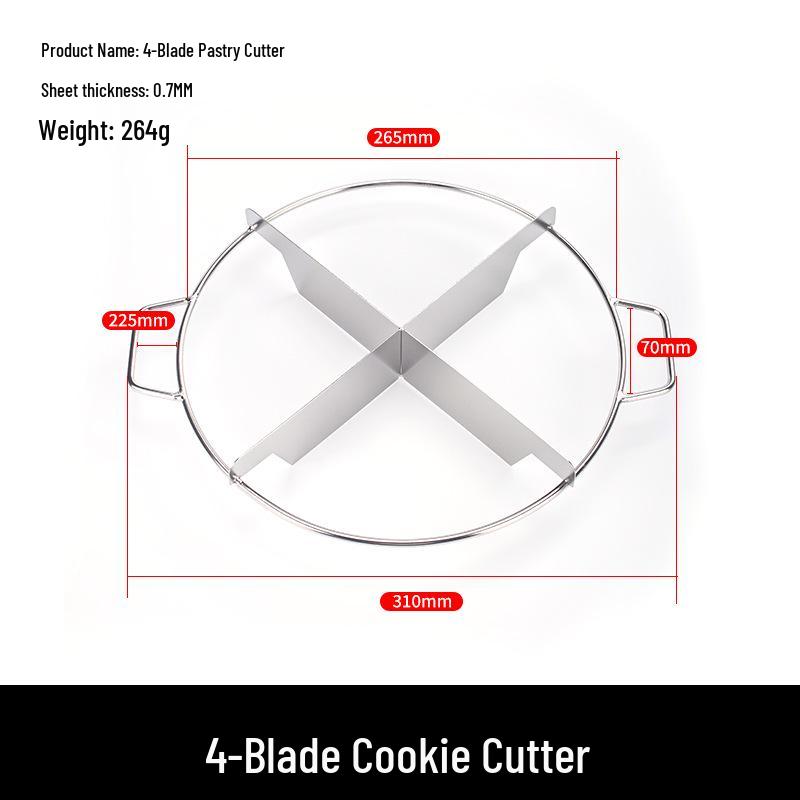 Stainless Steel Multipurpose Cake, Pie & Pizza Cutter