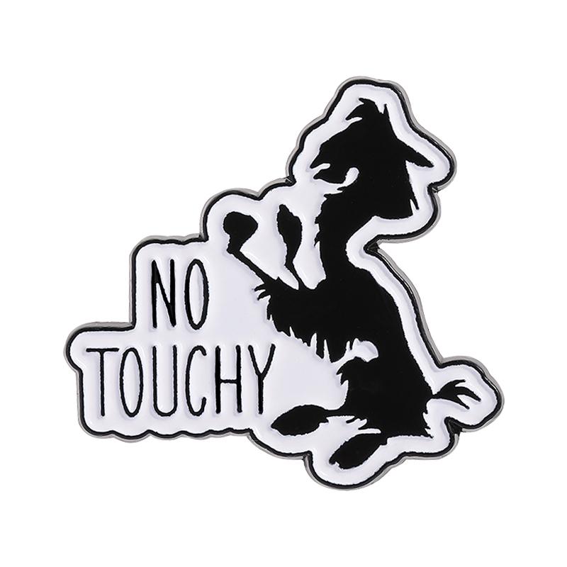 

Kuzco llama No Touchy Enamel Pin Comedy Animated Movies inspiration Metal Brooch Lapel Backpack Badge Jewelry Gift For Friends